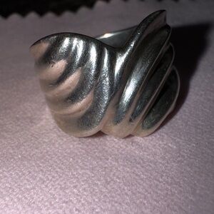 Sterling Silver Wave Ring